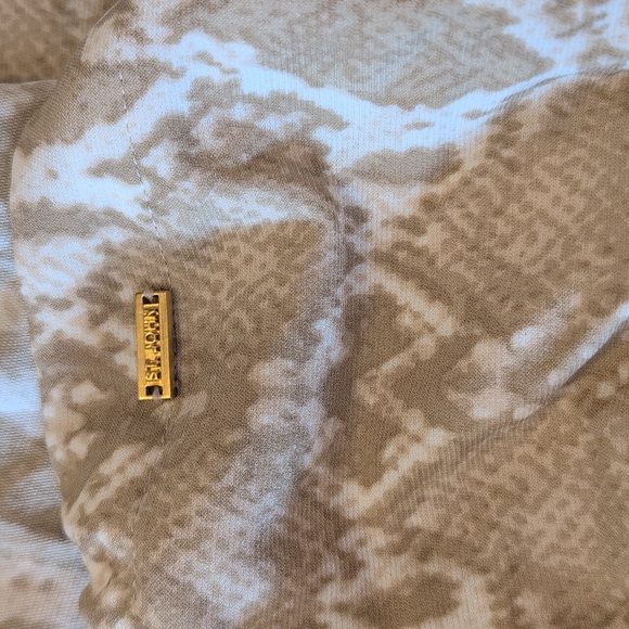 St. John Silk Animal Print Zip Up Jacket Coat Windbreaker - Picture 13 of 13